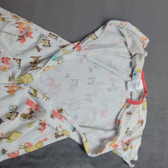 Sleeping Baby INC Baby Sleep Sack Woodland Animals Print Small 4M-8M 100% Cotton - Picture 7 of 8